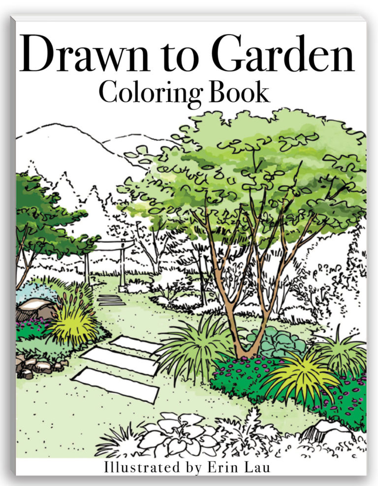 drawn to garden coloring book